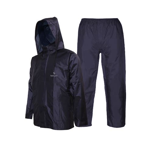 Billwin Standard Waterproof Rainsuit for Men with Hood- Derby