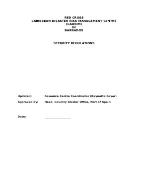 Caribbean Reference Centre for Disaster Risk Management ... Doc ...