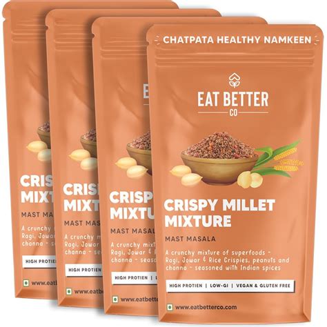 Buy Eat Better Co - Cri Millet Mixture - Chatapata y Namkeen - Ragi ...