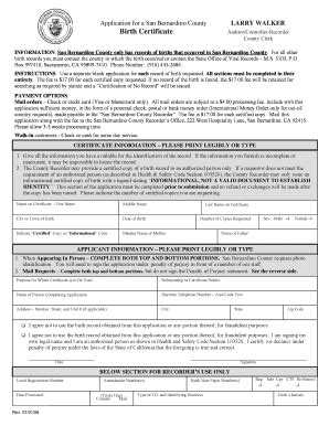 Birth Certificate Online Free | pdfFiller
