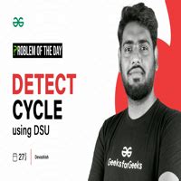 Image result for Detect Cycle Using DSU