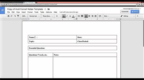 Image result for Cornell Notes Template OneNote