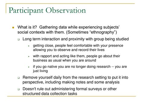 Image result for Explain Participant Observation