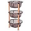 Kuber Industries Storage Basket | Plastic 3 Layer Kitchen Storage ...