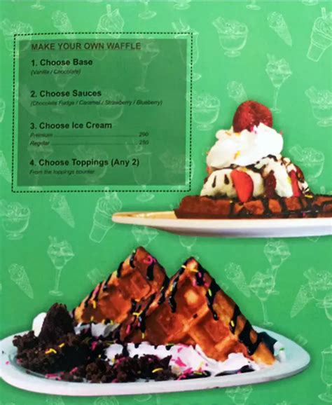 Menu at The Creamery, Surat, G-10