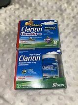 Image result for Claritin Reditabs For Juniors & Up Non-Drowsy 24 Hour Allergy Relief 30 Tablets