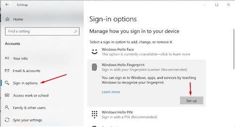 Image result for Enable Windows Biometric Framework Win 10