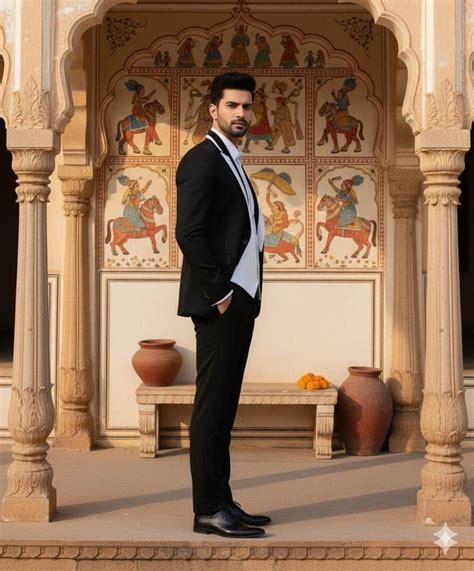 Mens Black White Contrast 3 Piece Tuxedo Suit Manufacturer, Supplier ...