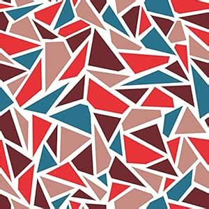 DWELLSINDIA Polygons Self Adhesive Peel and Stick PVC Wallpaper ...