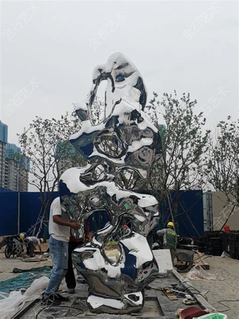 不锈钢雕塑 户外大型雕塑 耶利雅雕塑艺术出品 WeChat&QQ：1041772863 TEL：13510679100 | Sculpture, Art, Painting