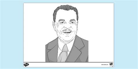 Billy Butlin Colouring Page