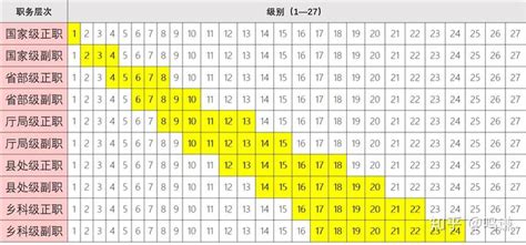 公务员职务、职级与级别全面解读 - 知乎