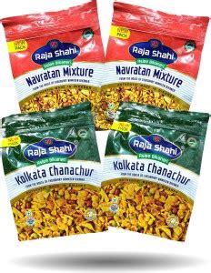 RAJA SHAHI Tasty Navratan Mixture & Kolkata Chanachur(400gm each) Price ...