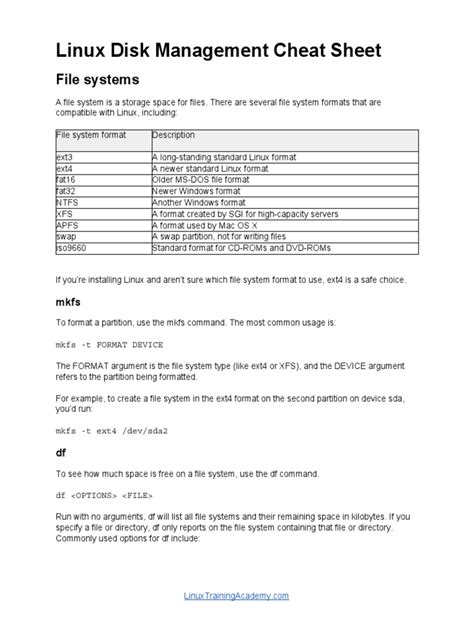 Image result for Linux Disk Management Diagram