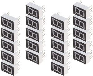 Super Debug (20 Pcs) 7-Segment LED Display, 1 Digit Red Common Anode ...