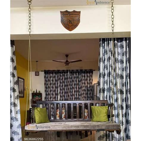 Wooden Reversible Swing for Home with Chain - Era – Royal Ambience™