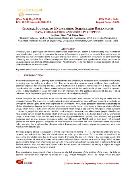 Data Visualization and Visual Perception: Insights and Gestalt ...