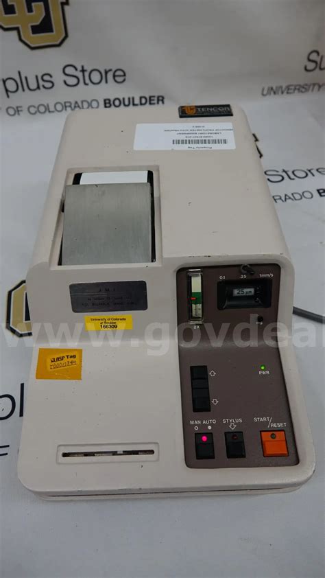 Benchtop Profilometer with Printer | GovDeals