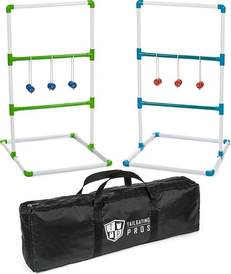 Tailgating Pros Premium Ladder Ball Game with Bolos and Carrying Case ...