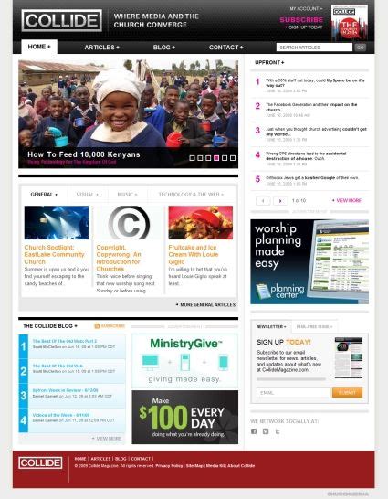 Magazine Web Page 的图像结果