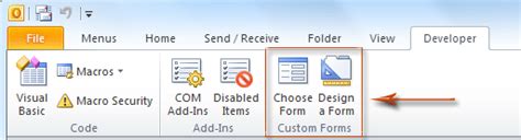 Image result for Outlook 2010 Forms Tutorial