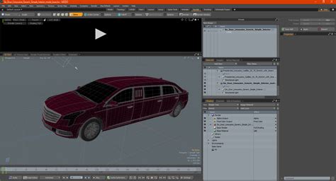 Six Door Limousine Generic Simple Interior 3D | 3D Molier International