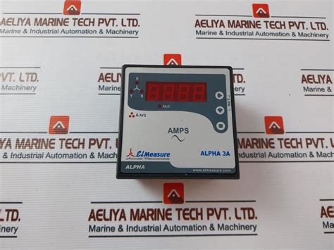 Elmeasure Alpha 3A Ampere Meter 80-300Vac – Aeliya Marine Tech