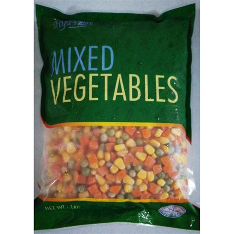 Mixed vegetable frozen 1kg | Shopee Malaysia
