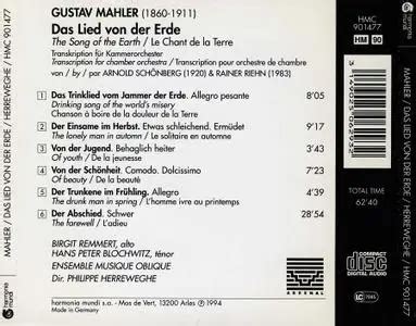 Philippe Herreweghe, Birgit Remmert, Hans Peter Blochwitz, Ensemble ...