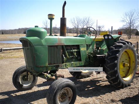 John Deere 4010 Lp Tractor Synchro Range Open Station Jd Propane Row Crop