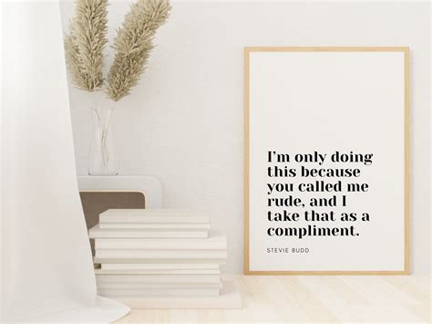 Stevie Budd Schitt's Creek Quote Schitts Creek Printable - Etsy