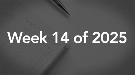 List of National Days for Week 14 of 2025