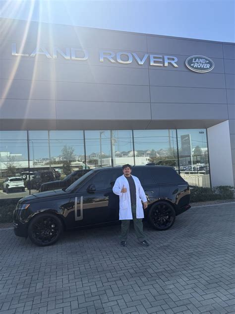 JAGUAR/ LAND ROVER HOUSTON CENTRAL CONGRATULATIONS TO ADAM ON HIS NEW PURCHASE 2023 LAND ROVER ...