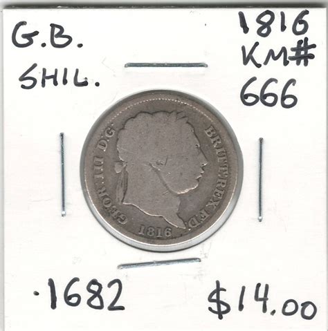 Great Britain: 1816 Shilling - London Coin Centre Inc.