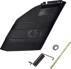 CRAFTSMAN 42" RIDING MOWER DECK DEFLECTOR SHIELD 130968 WITH MOUNTING ...