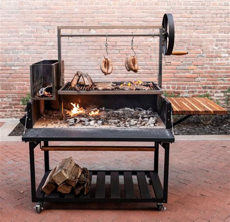 Backyard Discovery Argentine Santa Maria Wood Fire & Charcoal BBQ Grill ...
