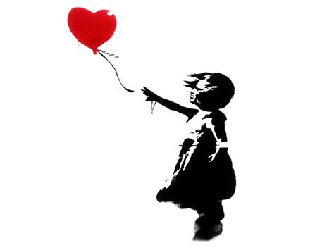 Banksy reworks girl with heart balloon to mark third anniversary of ...