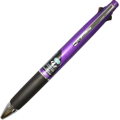 Uni Jetstream Multi Function Pen, 4 Color Ballpoint Pen, Purple Barrel ...