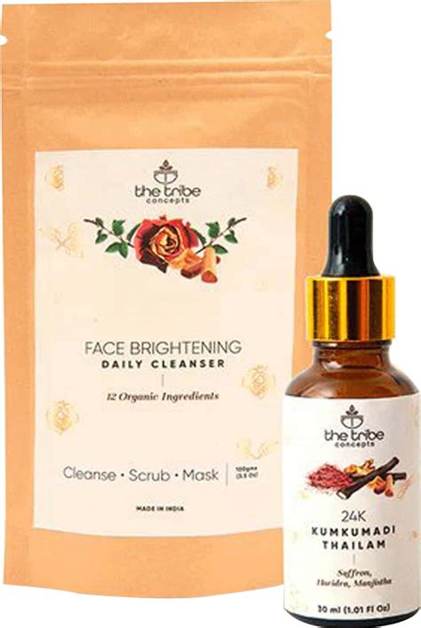 Buy THE TRIBE CONCEPTS FACE BRIGHTENING KIT/WITH STEEL TIN 130 GM ...