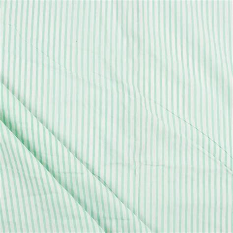 Green Stripe Hand Block Printed Pure Cotton Fabric - Dmaasa