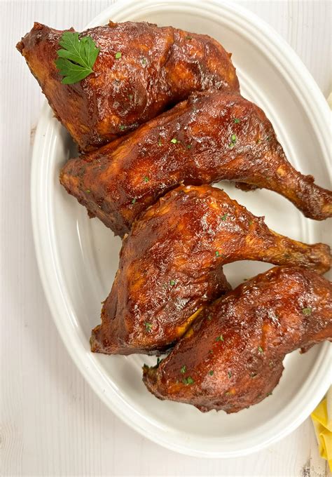 Oven-smoked Chicken Leg Quarters | FaveSouthernRecipes.com