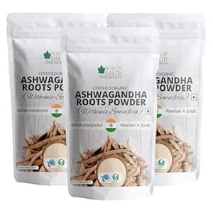 Bliss of Earth Ashwagandha Powder 100gm Organic Withania Somnifera ...
