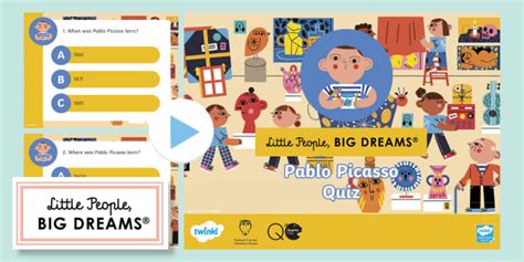 Little People Big Dreams: Pablo Picasso Quiz