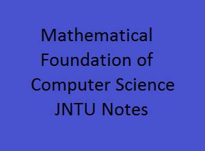 Image result for Mathematical Foundation of Computer Science