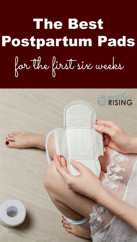 Choose the best postpartum pads for the first six weeks after birth ...
