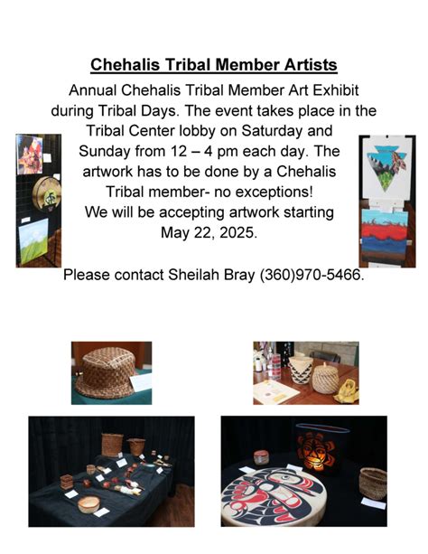 Annual Art Exhibit! - The Chehalis Tribe