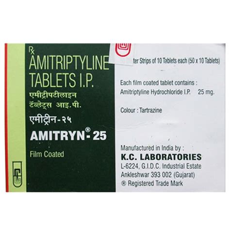 Amitryn-25 - Strip of 10 Tablets : Amazon.in: Health & Personal Care