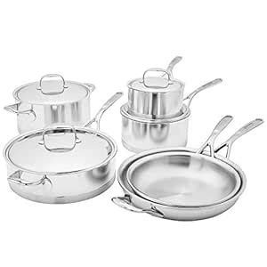 Buy Demeyere Atlantis 10-pc Stainless Steel Cookware Set Online at Low ...