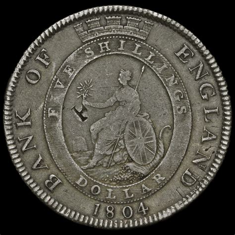 1804 George III Bank of England Issue Silver Dollar