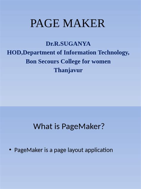 Image result for Pagemaker Basics